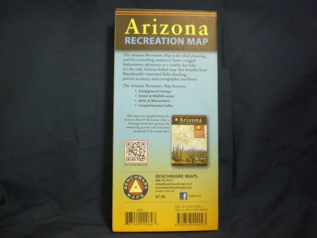 Map of Arizona: detailed roads, public lands, hunt